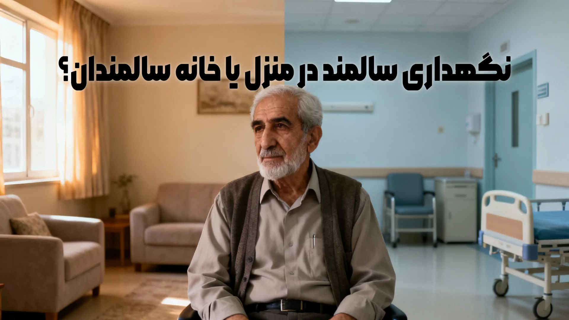 نگهداری سالمند در منزل یا خانه سالمندان